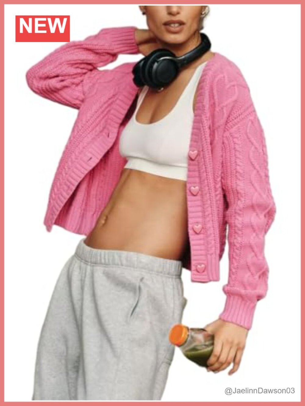Cable Knit Cardigan V-Neck Long Sleeve Button Down Fall Layering Sweater